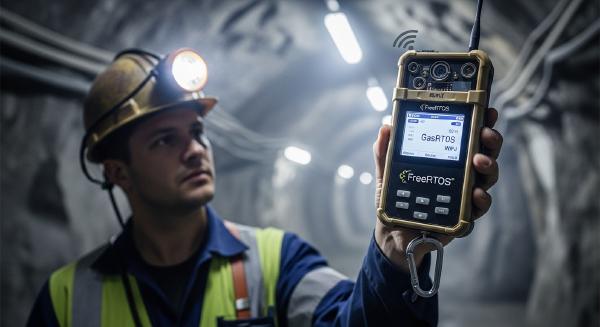 FreeRTOS Multi-Gas Detector Design Using STM32 and WiFi