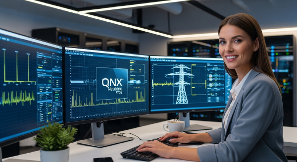 QNX-Based PMU Communication Software for Real-Time Power Grid Monitoring
