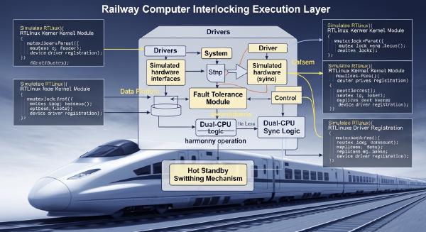 RTLinux-Based Railway Interlocking Execution Layer Design