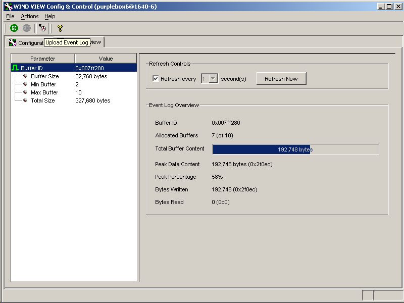 VxWorks 5.5 Programming Upload Log