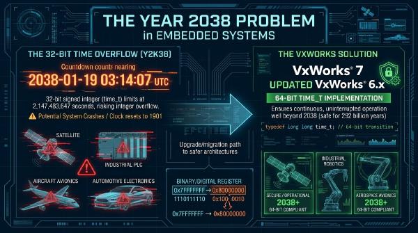 VxWorks and the Year 2038 Problem: How to Prevent Time Overflow
